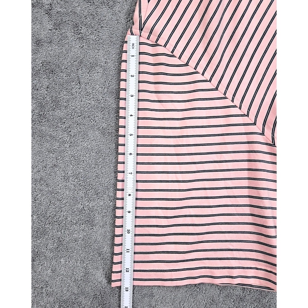 Fairway & Greene Polo Shirt Mens XL Pink Striped Excellent Kinloch Golf Top - Picture 11 of 13